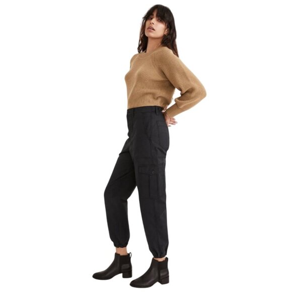Madwell Cargo Jogger Pants Barrel Almost Black NA969 Size 33 Adjustable Waist - Picture 6 of 6